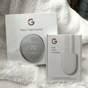 Brand new, never opened Nest Thermostat and Nest Power Connector included.